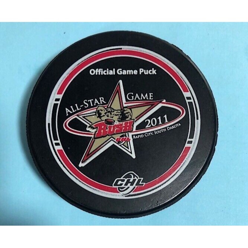 RAPID CITY RUSH Hockey 2011 CHL All Star Game Official Game Puck